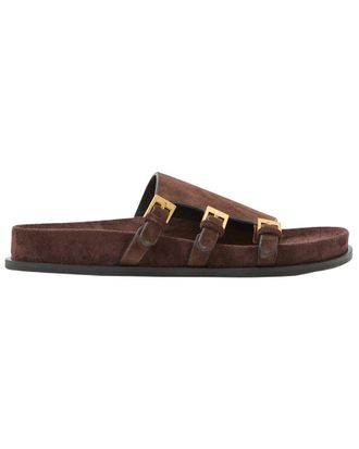 Reiss Lauren Suede Flat Sandal