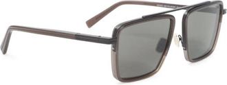 Ermenegildo Zegna Acetaat Zonnebril - Heren - Zonnebrillen - Bruin - ONE Size - Accessoires