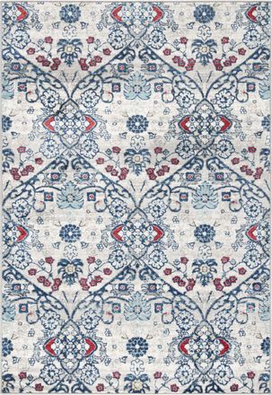 Safavieh Alfombra transicional de polipropileno azul/gris, 122 x 183 cm