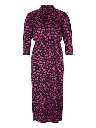 BOSS Jurk met print - Zwart