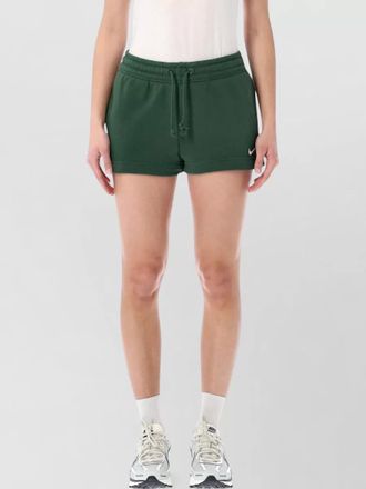 Nike cotton-blend fleece regular-fit shorts