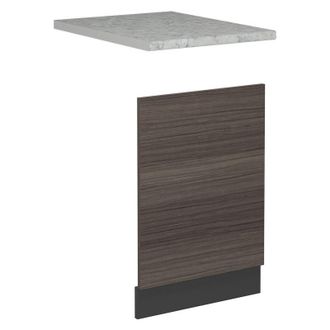 Vicco Frontal Para Lavavajillas R-line, Gris Noble, 45 Cm, Et M&aacute;rmol