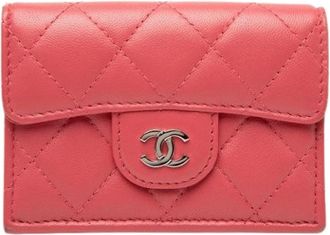 Chanel Pre-owned Wallets, female, Pink, Size: ONE SIZE Pre-owned Leather Wallet