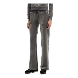 Juicy Couture Layla Sweatpants - Dames - Broeken - Grijs - Maat: L Velours
