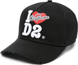 Dsquared2 Distressed Logo-detail Baseball Cap