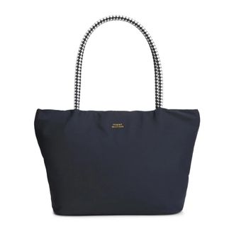 Tommy Hilfiger Marina Hobo Tote Nylon - Dames - Shoppers - Blauw - ONE Size - Nylon - Tassen