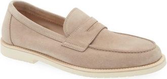 Brunello Cucinelli Penny Loafer in Mushroom at Nordstrom, Size 12Us