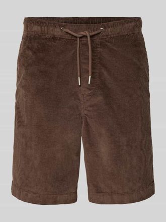 Selected Regular Fit Sweatshorts aus Baumwoll-Mix Modell JACE in Hellbraun, Gr&ouml;&szlig;e XXL