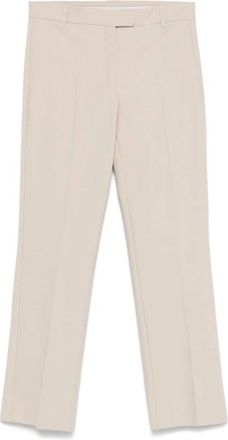 Max Mara Cropped Broeken - Dames - Vrijetijds broeken - Beige - XS - Broeken