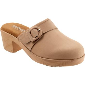 Softwalk Ferrara Platform Mule in Taupe Oily at Nordstrom, Size 10.5