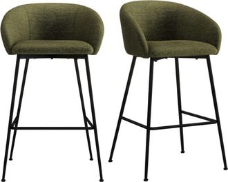 Moloo de bar de tela verde (x2)