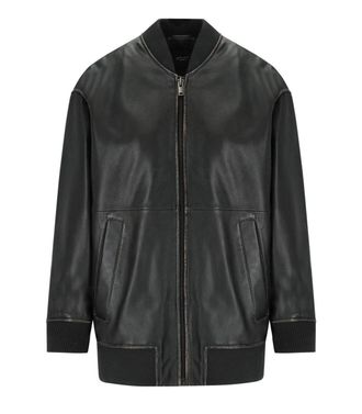 Max Mara Tattico Black Bomber Jacket