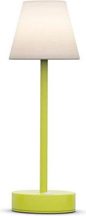 BLOOMINGLOFT LED-Tischlampe Lolo Slim mit wiederaufladbarer Batterie ø 11 x 32 cm - Lime
