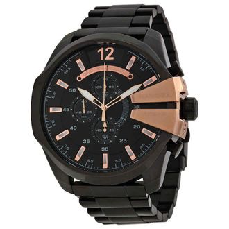 Diesel Chief Chronograph Black Dial Stainless Steel Mens Watch DZ4309