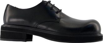 Acne Studios Business Shoes, male, Black, Size: 9 US Leather Lace-Up Shoes