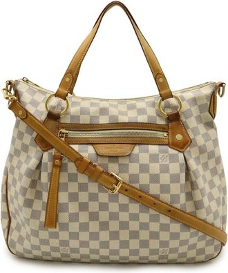 Louis Vuitton Damier Azur Ivory Damier Azur Handbag Shoulder Bag Tote Bag (Pre-Owned)