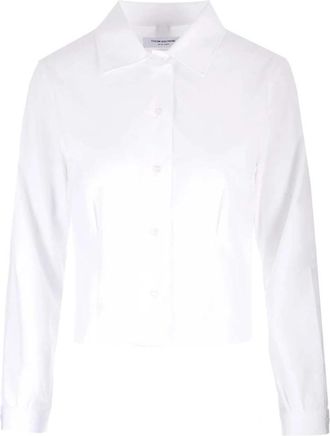Thom Browne Tops - Dames - Overhemden - Wit - M - Overhemden