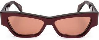 Retro Superfuture 54mm Cat Eye Sunglasses in Tort at Nordstrom Rack