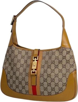 Gucci Pre-owned Borsa a Spalla Vintage GG Canvas - - Pre-owned - Donna - Marrone - ONE SIZE