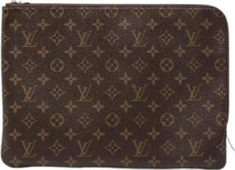 Louis Vuitton Pre-owned Monogram Etui Voyage GM Clutch - Dames - Vintage Clutch - Bruin - ONE Size - Vintage