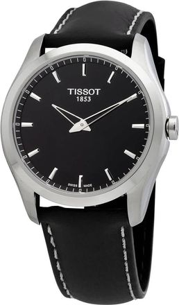 Tissot Couturier Quartz Black Dial Mens Watch T0354461605102