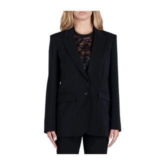 Patrizia Pepe Blazer Oversize in Cr&ecirc;pe - - Jackets - Donna - Nero - S
