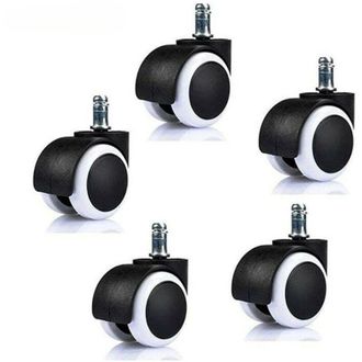 OEM Ruedas Para Silla De Oficina, Juego De 5 Ruedas, Di&aacute;metro De La Rueda (50 Mm) - Crezuo