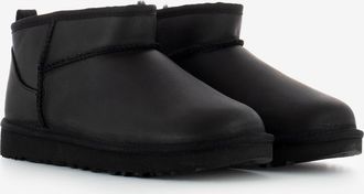 UGG W Classic Ultra Mini leather black