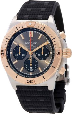 Breitling Chronomat B01 Chronograph Automatic Grey Dial Mens Watch UB0134101B1S1