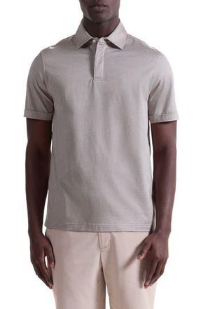 Bugatchi Mercerized Cotton Polo in Cobblestone at Nordstrom Rack, Size Xx-Large
