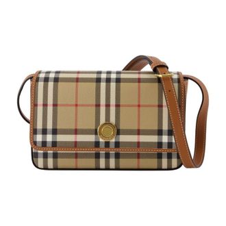 Burberry Hampshire Shoulder Bag Beige