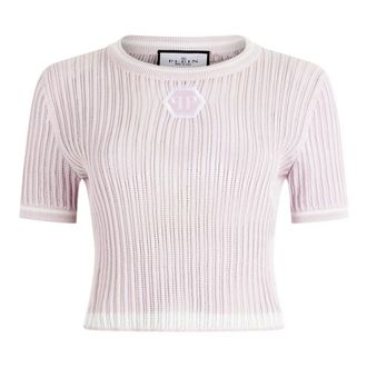 Philipp Plein Camiseta de punto Pure Fit - Knitwear - Mujer - Rosa - M