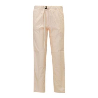White Sand Slim-fit Trousers