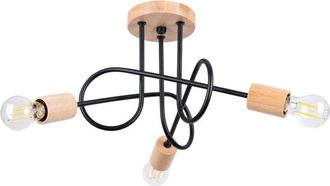 Wonderlamp L&aacute;mpara Laramo Negro 3 Luces