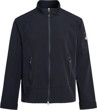 Pyrenex Minimalist Black Jacket with High Collar