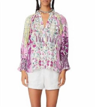 Maria Cher Bariloche Julieta Blouse In Pink-Green