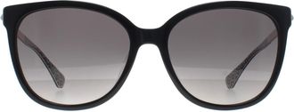 Kate Spade New York Square Womens Black Grey Gradient Polarized Britton/G/S - One Size