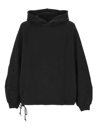 Applied Art Forms logo-embroidered hoodie - Black