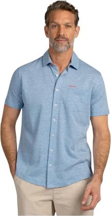 New Zealand Auckland Heren, Overhemden, Blauw, Maat: M