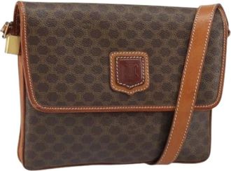 Celine Pre-owned Cross Body Bags, female, Brown, Size: ONE SIZE Pre-owned Vintage Cross Body Bag