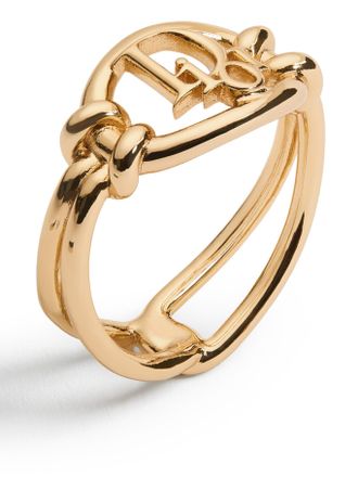 Dior DIOR OBLIQUE RING IN METAL WITH GOLD FINISH - Christian Dior - Woman