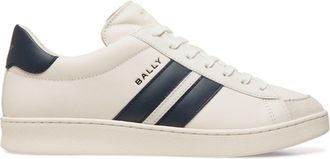 Bally stripe-detail leather sandals - men - Leather/Rubber/CALFSKIN - 40 - White