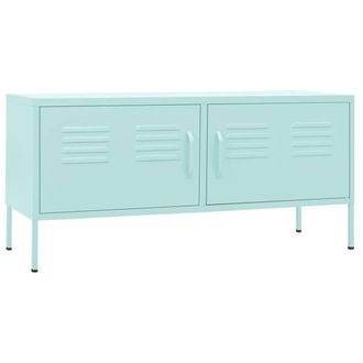Berkfield Home TV Cabinet Mint 105x35x50 cm Steel | Size: 105 x 35 x 50 cm