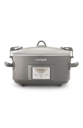 Crock-pot Programmable 7-Quart Cook & Carry Slow Cooker in Grey at Nordstrom