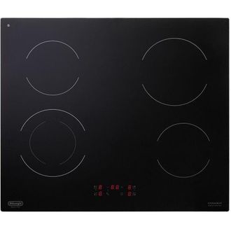 DeLonghi Placa De Cocina Delonghi Pvc 61 N Negra Empotrada 60 Cm Cer&aacute;mica 4 Quemador(es)