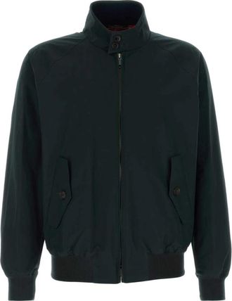 Baracuta Zwarte Harrington Jas - Heren - Zomerjassen - Zwart - XS - Polyester - Jassen