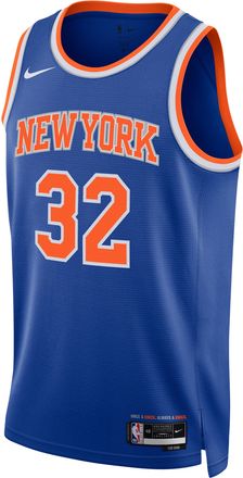 Nike New York Knicks Icon Edition Nike Mens Dri-FIT NBA Swingman Jersey in Blue | DN2015-410