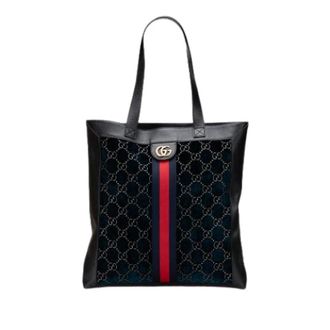 Gucci Pre-owned Tote Bags, female, Black, Size: ONE SIZE Pre-owned Leather gucci-bags