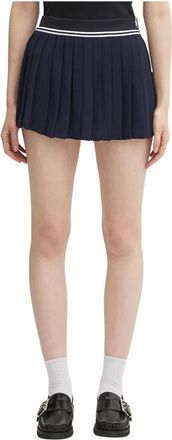 Sporty & Rich Abigail Skirt - Dames - Korte rokken - Blauw - S - Polyester - Rokken