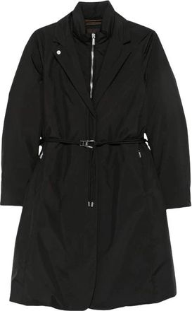 Moorer Verlaine Jas - Dames - Jas met riem - Zwart - S - Nylon - Jassen